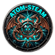 Логотип группы "АТОМ-STEAM"